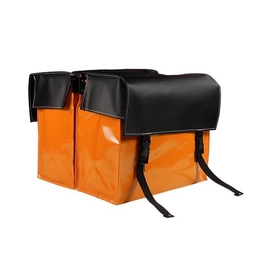 Fietstas De Poort Twotone Oranje Matzwart