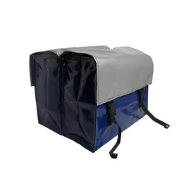 Fietstas De Poort Twotone Blauw Zilver