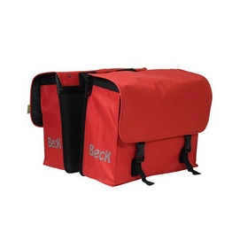 Fietstas Beck Super Simple Bright Red Solid