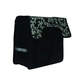 Fietstas Beck Shopper Decoration Black White