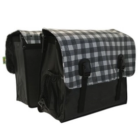 Fietstas Beck Classic White Plaid