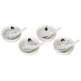 Kom POLSPOTTEN Undressed Ø11,5 cm (Set van 4)
