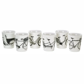 Mok POLSPOTTEN Bikes 300 ml (Set van 6)