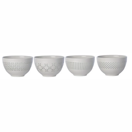 Kom POLSPOTTEN Pierced Ø13 cm (Set van 4)