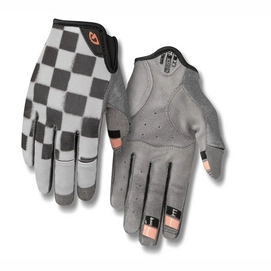 Fietshandschoen Giro Women La DND Checkered Peach