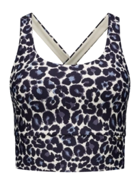 Brassière Deblon Femme Sarah Cross Top Leopard Summer Blue