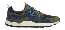 Baskets Flower Mountain Hommes Yamano 3 Uni Suede Nylon Navy Olive