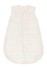 Gigoteuse Nobodinoz Fluffy Mi-Warm 0-6 M Blue Grid