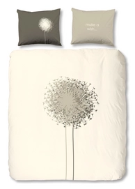 Parure de Lit Good Morning Wish Gris Coton