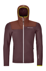 Sweatjacke Ortovox Fleece Plus Hoody Herren Winetasting