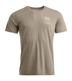 T-Shirt Ortovox Femme 150 Cool Mtn Mission TS Grey Sand