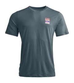 T-Shirt Ortovox 140 Cool Mtn Gradient TS Herren Dark Arctic Grey