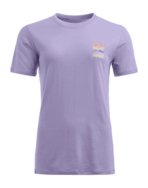 T-Shirt Ortovox 140 Cool Mtn Gradient TS Damen Lush Lavender