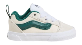 Vans Toddler Knu Skool Elastic Lace Green Marshmallow