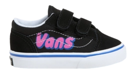 Vans Toddler Old Skool V Black Multi 25