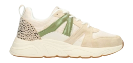Sneaker POSH by Poelman Women Carocel Beige With Combination 2