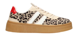 Sneaker POSH by Poelman Women Lily Brown With Animalprint