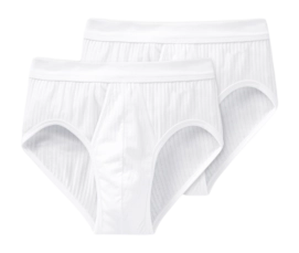 Onderbroek Schiesser Men 106000 Authentic White (2-Pack)