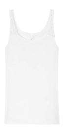 Débardeur Schiesser Women 144362 Overhemdconcept White