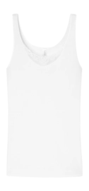 Débardeur Schiesser Women 144367 Overhemdconcept White