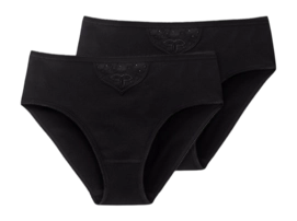 Ondergoed Schiesser Women 145240 Cotton Essentials Black (2-Pack)