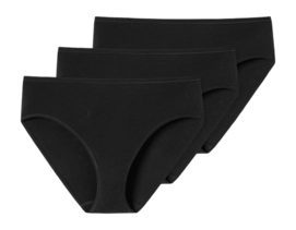 Sous-Vêtement Schiesser Women 145425 Coton Essentiels Black (Lot de 3)