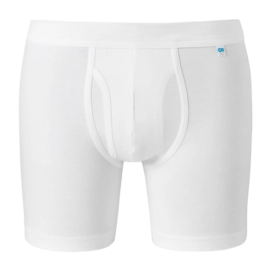 Boxer Schiesser Homme 172472 Long Life Rib White