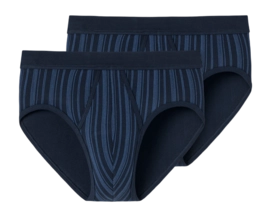Onderbroek Schiesser Men 172692 Classic Daywear Dark Blue (2-Pack)