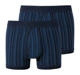 Boxer Schiesser Homme 172695 Classic Daywear Dark Blue (Lot de 2)