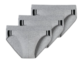 Caleçon Schiesser Homme 173815 95/5 Stretch Grey Melange (Lot de 3)