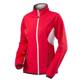 Tennisjacke HEAD Club Jacket Rot Damen