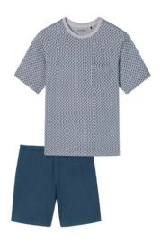 Pyjama Schiesser Men 181155 Comfort Essentials Silver