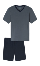 Pyjama Schiesser 181178 Long Life Soft Herren Navy