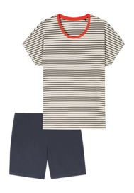 Pyjama Schiesser Women 181253 Casual Essentials Off White