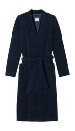 Badjas Schiesser Men 181536 Feather Terry Dark Blue