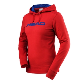 Pull de Tennis HEAD Transition Women Rosie Hoody Red Blue