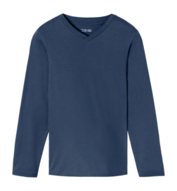 Pyjamashirt Schiesser 182182 Mix+Relax Herren Royal Blue