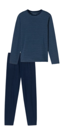 Pyjama Schiesser 182197 Casual Essentials Herren Admiral