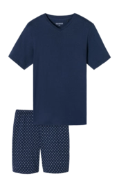Pyjama Schiesser 182200 Casual Essentials Herren Admiral