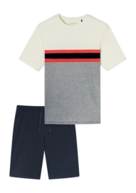 Pyjama Schiesser 182607 Casual Nightwear Herren Bright Red