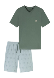 Pyjama Schiesser Men 182609 95/5 Nightwear Khaki