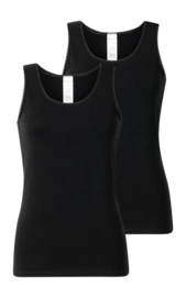 Tanktop Schiesser Women 182906 Modern Multipacks Black (2-Pack)
