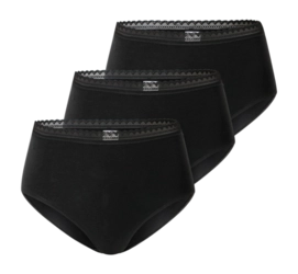 Ondergoed Schiesser Women 182909 Modern Multipacks Black (3-Pack)