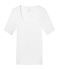 T-shirt Schiesser Femme 200764 Luxury White