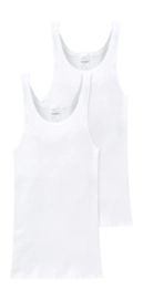 Unterhemden Schiesser 205172 Essentials DR Herren White (2er-Set)