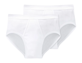 Onderbroek Schiesser Men 205177 Essentials DR White (2-Pack)
