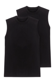 Unterhemden Schiesser 228010 American T-Shirt Herren Black (2er-Set)