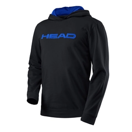 Pull de Tennis HEAD Transition Byron Junior Hoody Black Blue