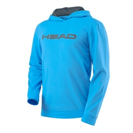 Pull de Tennis HEAD Transition Byron Junior Hoody Light Blue Anthracite