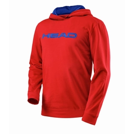 Pull de Tennis HEAD Transition Byron Junior Hoody Red Blue